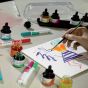 Ecoline Liquid Watercolors are dilutable with water and can be rewetted