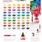 Ecoline watercolor & brush pens color chart