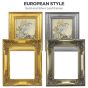 European Style Gold & Slver Leaf Frames