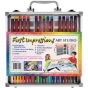 First Impressions Complete Art Set for Kids- 78 Piece Non-Toxic Clear Case Top