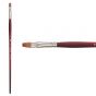 Velvetouch Synthetic Long Handle Series 3900 Brush, Flat Size #10