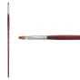 Velvetouch Synthetic Long Handle Series 3900 Brush, Flat Size #6