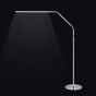 Daylight Slimline 3 LED Floor Lamp, Brushed Steel (Dimmable)
