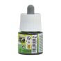 Back of Pebeo Colorex Watercolor Ink Fluorescent Green 45ml Bottle