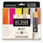 Sennelier Extra Fine Oil Stick Set of 6 Fluorescents & Metallics