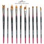 Fx Effects Taklon Brushes for Special Effects Set of 10
