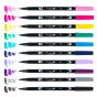Tombow Dual Brush Pen Set Of 10 - Galaxy Colors