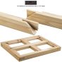 Gallery Pro Medium Duty Stretcher Bars, 1-1/2" Deep By 1-1/2" Wide