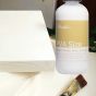 Use neutral pH PVA size on linen and canvas instead of rabbit skin glue