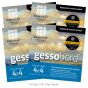 Ampersand Museum Series Gessobord™ Panel 1/8" Flat (4 Pack) 4x4"