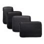 Global Art Genuine Leather Colored Pencil Cases - Black