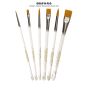 Gold-N-Flo Golden Taklon Watercolor Brush, 6 Brush Set
