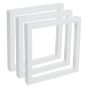 Gotham White Deep, 6"x6" Frame - 1-5/8" Deep (Box of 3)