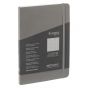 Fabriano EcoQua+ Notebook 5.8 x 8.3" Dot Grid Stitch-Bound Grey