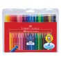 Faber-Castell Grip Colour Markers Set of 20 - Assorted Colors