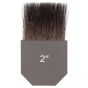 Gilders Tip Natural Squirrel Brush Single Thick 2 Inch
