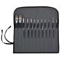 Hamburg Premier Professional Handmade Brush Set of 21, with NY Central Brush Roll-up