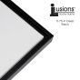 Illusions Frame Black/Black For 3/4in Deep Canvas 10X10