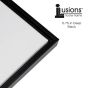 Illusions Floater Frame 12x12" Black for 3/4" Canvas