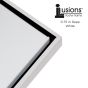 Illusions Frame Black/White For 3/4in Deep Canvas 30X30