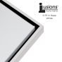Illusions Floater Frame 0.75 inch Deep White