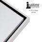 Illusions Floater Frame 0.75 inch Deep White