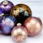 Ornaments made with Jacquard Pearl Ex Pigment Colors