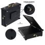 Pochade Box has four rubber feet on base & four on case bottom