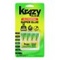 Instant Krazy Glue All-Purpose Single Use, 4 x 0.5 Grams