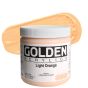 Golden Heavy Body Acrylic 8oz Light Orange