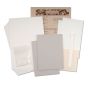 Blank Book Kit 5.25"x7.25" Ivory Pages