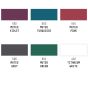 muted green, muted grey, muted pink, muted turquoise, muted Violet, and a bonus White