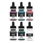 Muted Collection Ink Colors + White, Set of 6