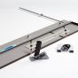 Includes 90° squaring bar and removable 20" measuring bar