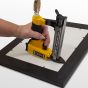 Efficient picture framing point-driving tool