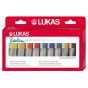 LUKAS Berlin Water-Mixable Oil Colors Selection Set of 10 - 20 ml tubes