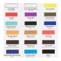 Water Soluble Oil Colors Set of 18 color chart - beautifully rich, water mixable oils
