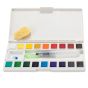 Marie's Sketch and Go 18 Half Pan Watercolor Travel Set Brush & Sponge
