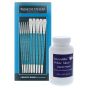 Creative Mark Masking Fluid Brush Set of 10 w/ Incredible White Mask 8.5 oz 