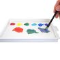 Acrylic Palette Paper keeps acrylics and other water-soluble paints moist