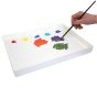 Keeps acrylics moist on the palette while you're working