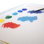 Use with acrylics, watercolors, and oils