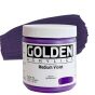 GOLDEN Heavy Body Acrylic 8 oz Jar - Medium Violet