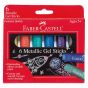 Faber-Castell Metallic Gel Sticks Set of 6