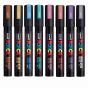 POSCA Acrylic Paint Marker - Medium Tip, Metallic 8 Set (1.8-2.5mm)