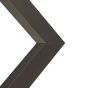 Columbia 1.75"Wood Frame with acrylic glazing and cardboard backing 18x24" - Black