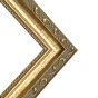 Lincoln 1" Wood Frame with 2mm glass and cardboard backing 14x18" - Gold