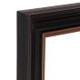 Millbrook Collection - Naples 1.5" Black/ Gold Frame 16X20 w/ Glass