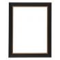 Millbrook Collection - Naples 1.5" Black/ Gold Frame 14X18 w/ Glass