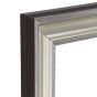 Millbrook Collection - Naples 1.5" Silver Frame 12X16 w/ Glass 